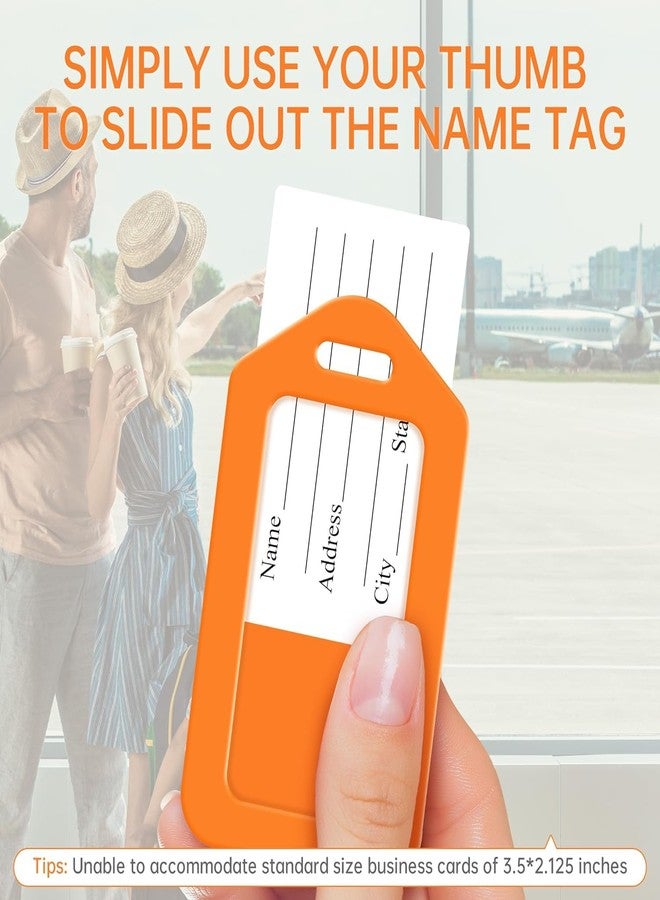 True-Ally مجموعة ترو-آلي من 10 قطع من بطاقات تعريف الأمتعة للحقائب/حقائب الظهر وحقائب السفر | بطاقة ذكية لحقائب السفر وحقائب المدارس لتسهيل التعرف على الحقائب (متعددة الألوان) (عبوة من 10 قطع) - Image 5